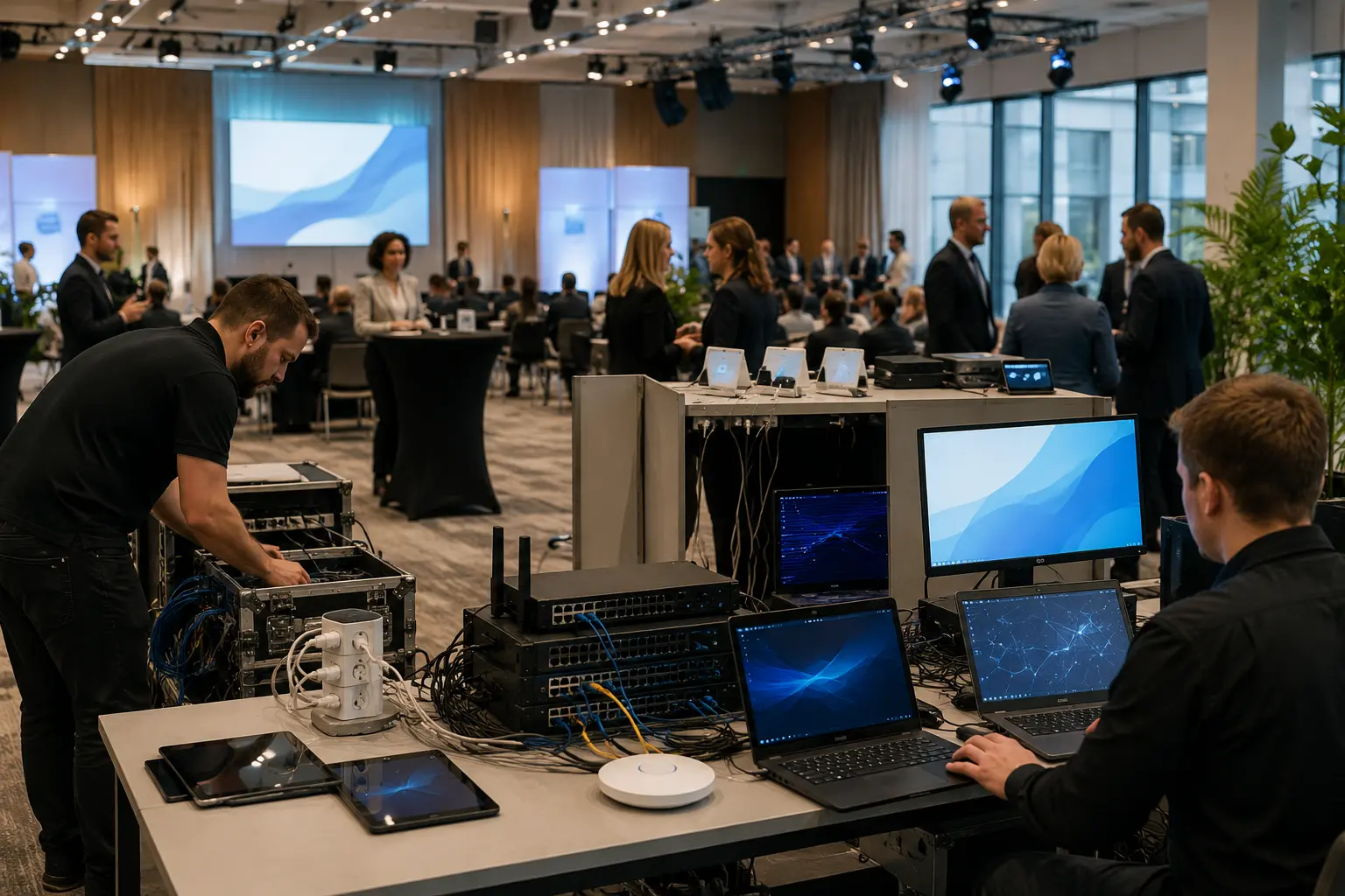 How Temporary Technology Solutions Support Business Events